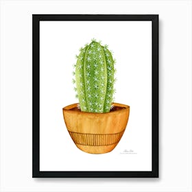 Aloe vera plant. Green plant. Beautiful plant. Thorns plant. Aloe vera flowers.22 Art Print