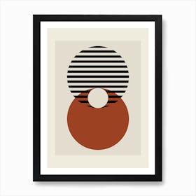 Abstract Circles Art Print