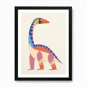 Nursery Dinosaur Art Saurophaganax 2 Art Print