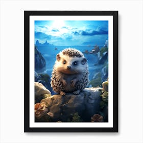 Hedgehog Art Print