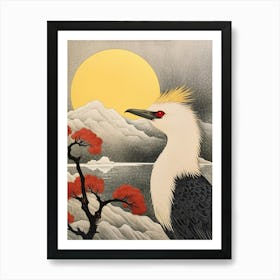 Bird Illustration Cormorant 3 Art Print