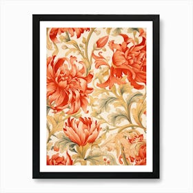 Floral Pattern 62 Art Print