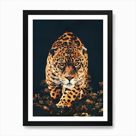 Hunting Jaguar Art Print