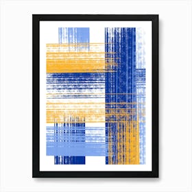 Blue Rays Two Art Print