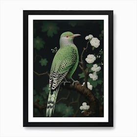 Ohara Koson Inspired Bird Painting Cuckoo 2 Art Print