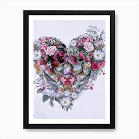 Skulls Love Art Print