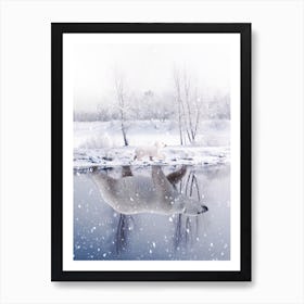 Polar Bear Childhood Art Print