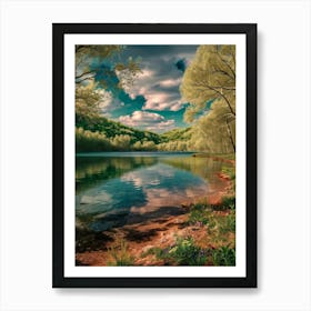 Lake In The Woods Art Print