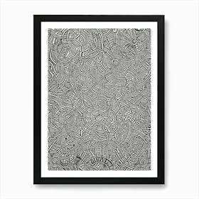 Abstract Doodle 1 Art Print