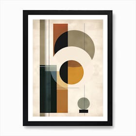 Mid Century Echo; Boho Harmony Art Print