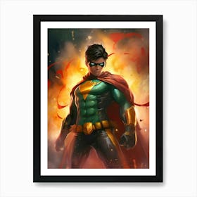 Robin Painting Art Print