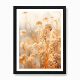 Boho Dried Flowers Lantana 1 Art Print