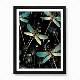 Dragonflies Art Print