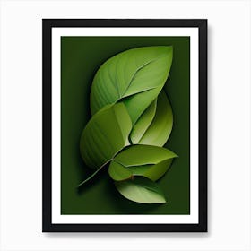 Marsh Tea Leaf Vibrant Inspired Art Print