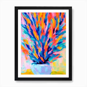 Colour And Nature Matisse Inspired Flower Art Print