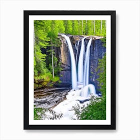 Jägala Waterfall, Estonia Majestic, Beautiful & Classic (1) Art Print