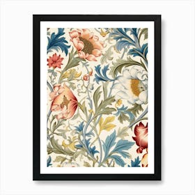 Floral Wallpaper 21 Art Print