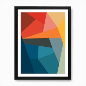 Bold Geometric Abstract Two Art Print