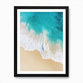 Aerial View Of A Beach 68 Art Print