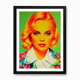 Abbie Cornish Colourful Pop Movies Art Movies Art Print