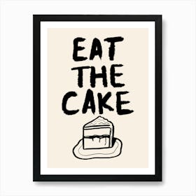 Eat The Cake Cream Poster
