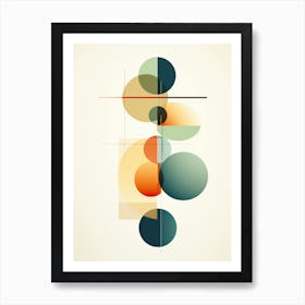 Abstract Circles 1 Art Print