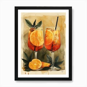 Aperol Spritz Art Print 409 Art Print