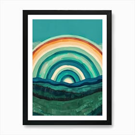 Rainbow In The Sky 3 Art Print