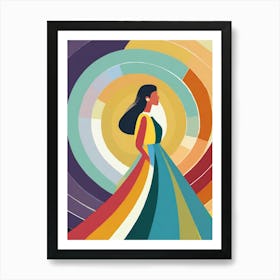 Rainbow Woman 1 Art Print