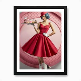 Pin Up Girl 1 Art Print