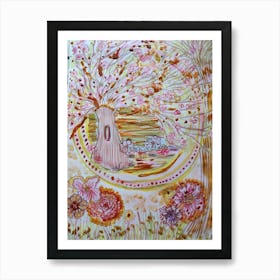 Floral inspiration Art Print