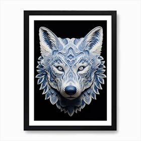 Wolf Head Art Print