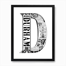 Durham Art Print