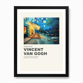 Museum Poster Inspired By Vincent Van Gogh 6 Art Print