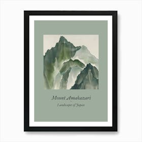 Landscapes Of Japan Mount Amakazari 39 Art Print