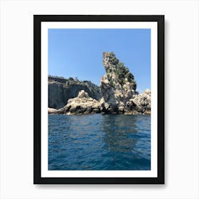 Rock Formation In The Sea Art Print