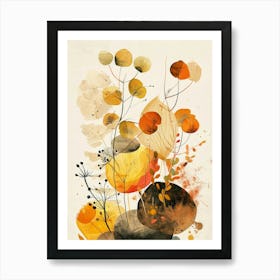 Autumn Flowers Art Print