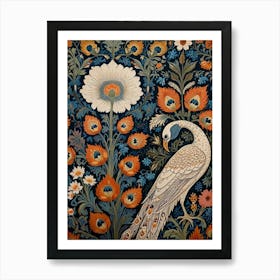 William Morris Peacock 1 Art Print