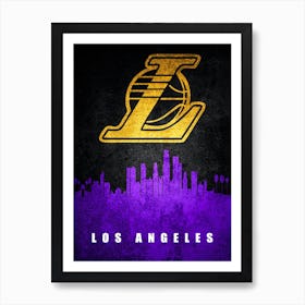 Los Angeles Lakers Art Print