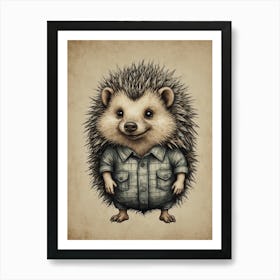 Hedgehog 23 Art Print