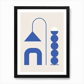 Two Lamps And A Table Art Print