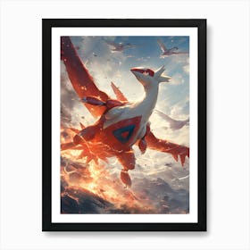 Latias Pokemon Anime Manga Japan Poster Art Print