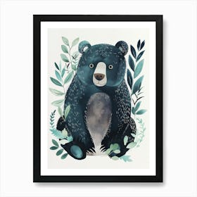 Bear In Forest Art Print