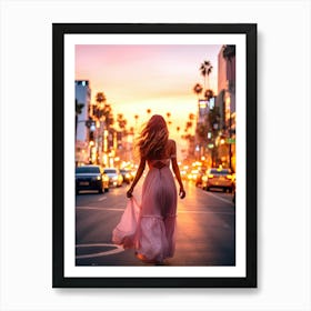 Hollywood Los Angeles Art Print