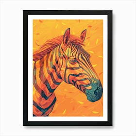 Zebra 36 Art Print