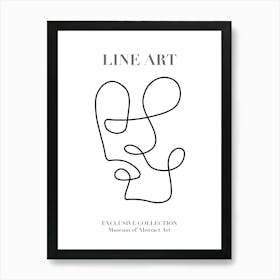 Line Art Abstract Collection 02 Art Print