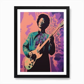 Jimi Hendrix Purple Haze 6 Art Print