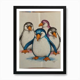 Penguins 14 Art Print