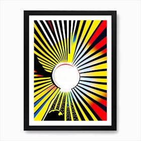 Event Horizon Bright Comic Space Art Print