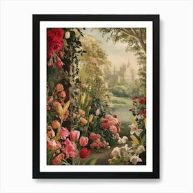 Garden Of Roses Art Print